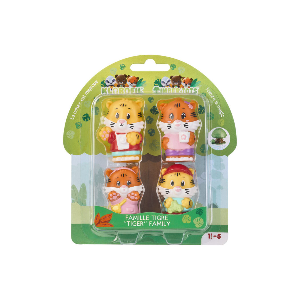 Tigre - Rodzina Tygrysków - Zestaw 4 Figurek - Klorofil