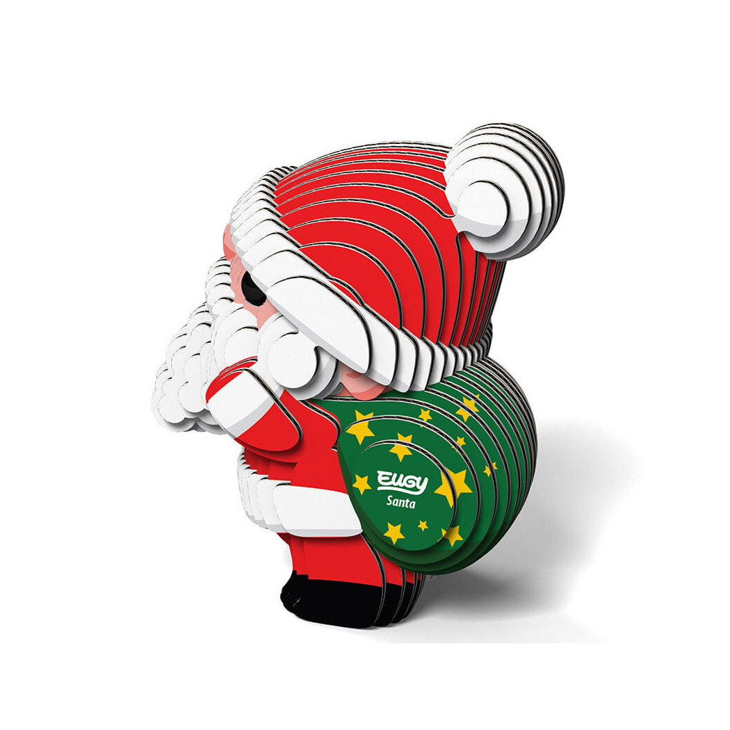 Święty Mikołaj - Gwiazdor - Bożonarodzeniowa Eko Układanka 3D - Eugy