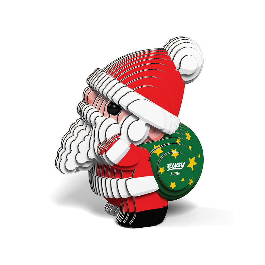 Święty Mikołaj - Gwiazdor - Bożonarodzeniowa Eko Układanka 3D - Eugy