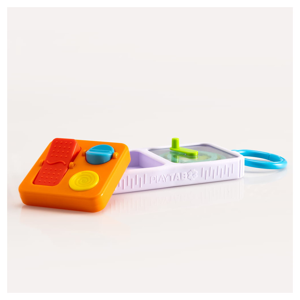 PlayTab Go - Zawieszka z Sensorycznymi Kwadratami - Fat Brain Toys