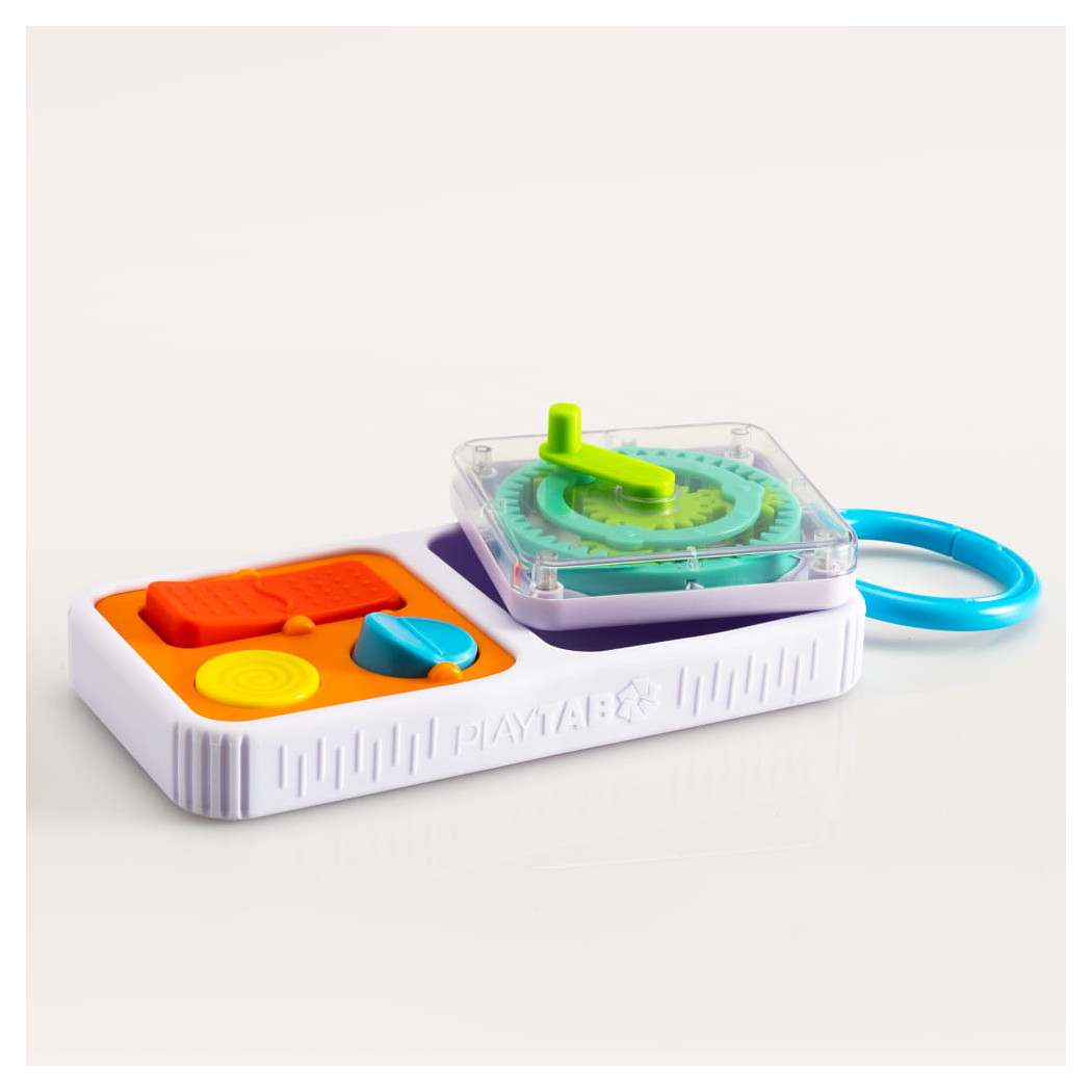 PlayTab Go - Zawieszka z Sensorycznymi Kwadratami - Fat Brain Toys