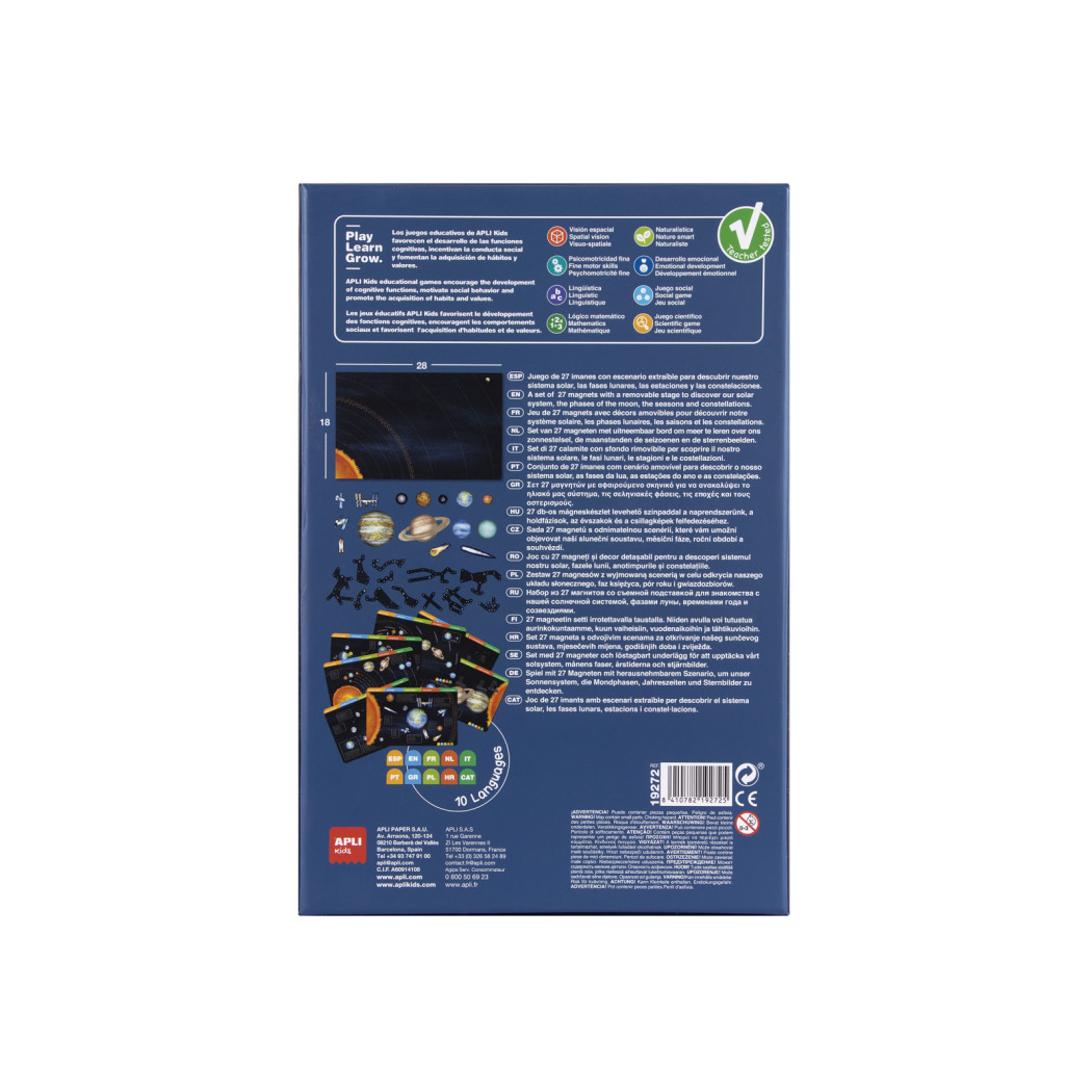 Układ Słoneczny - Magnetyczna Układanka - Apli Kids