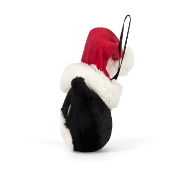 Zawieszka Kot Jellycat Jack w Czapce Świętego Mikołaja - 7 cm - Pluszowa Ozdoba Maskotka Bombka - JellyCat