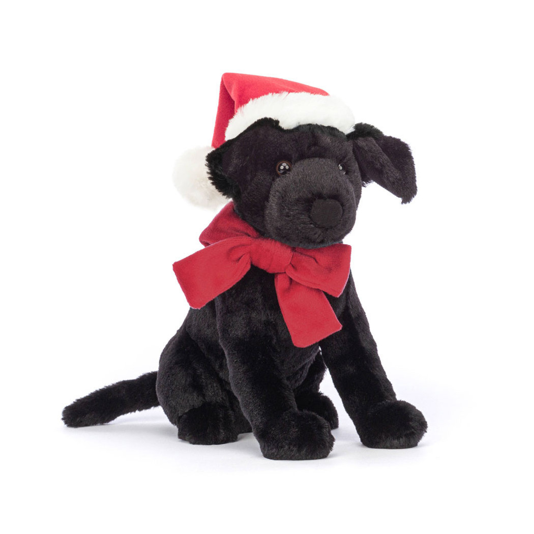 Pippa - Labradorka w Czapce Świętego Mikołaja - Maskotka Przytulanka - JellyCat