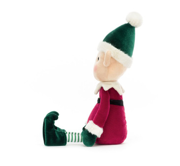 Elf Eldo - 30 cm - Pomocnik Świętego Mikołaja - Maskotka Przytulanka - JellyCat