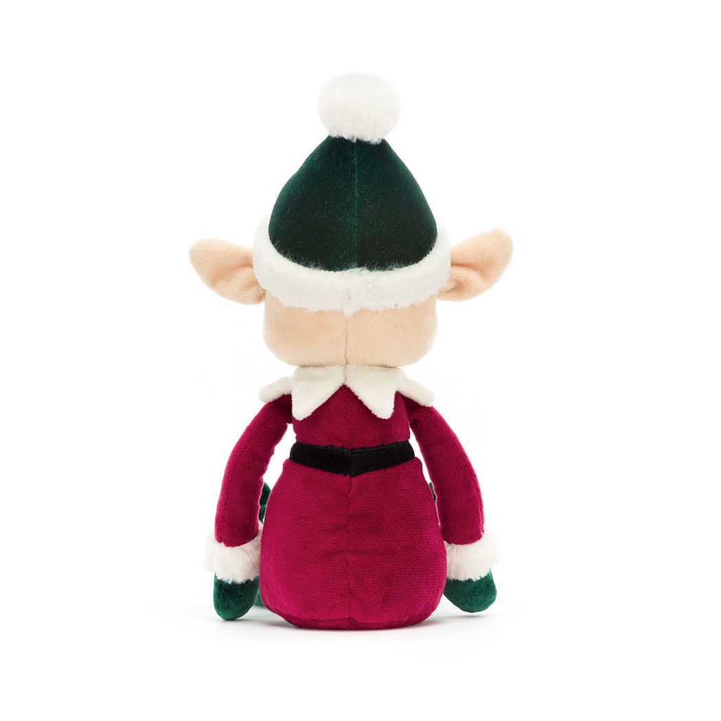 Elf Eldo - 30 cm - Pomocnik Świętego Mikołaja - Maskotka Przytulanka - JellyCat