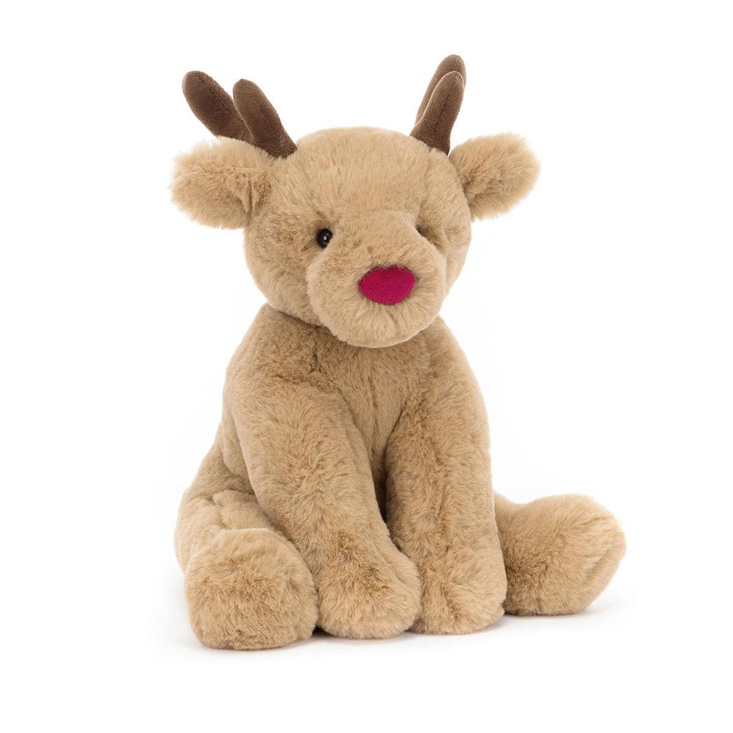 Renifer Romi - 22 cm - z Czerwonym Noskiem - Maskotka Przytulanka - JellyCat