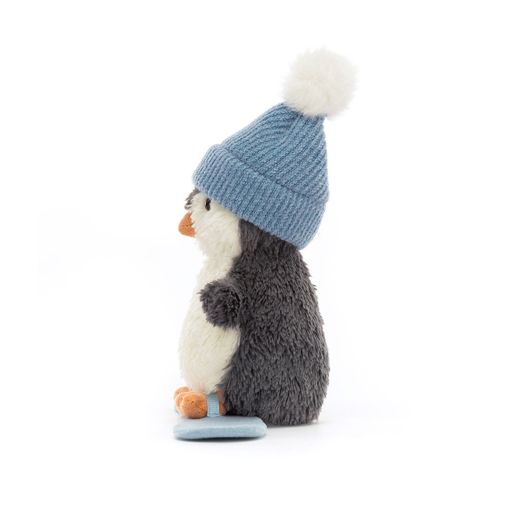 Pingwin Peanut na Snowboardzie - 12 cm - Maskotka Przytulanka - JellyCat