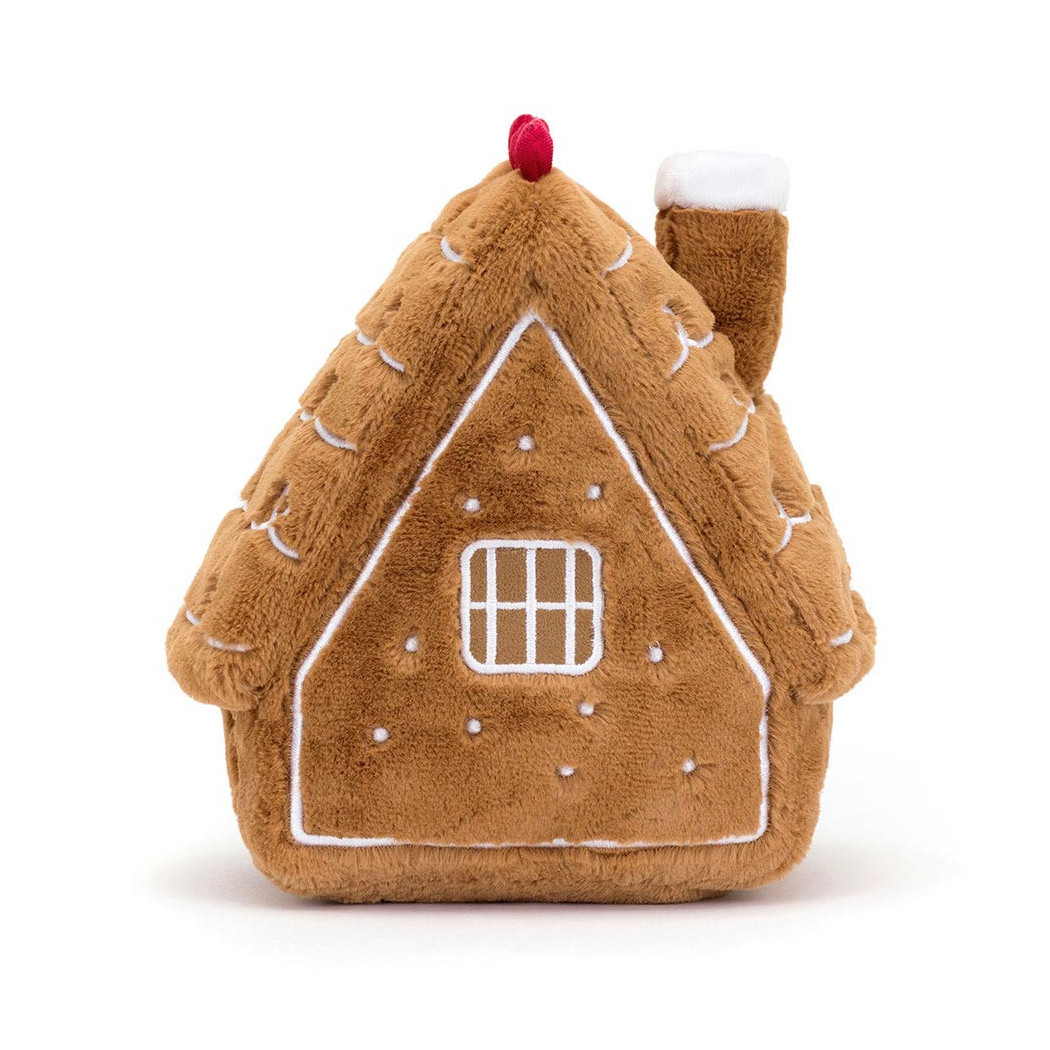 Chatka z Piernika - Wesoły Piernikowy Domek - 22 cm - Pluszowa Ozdoba Przytulanka - Jellycat