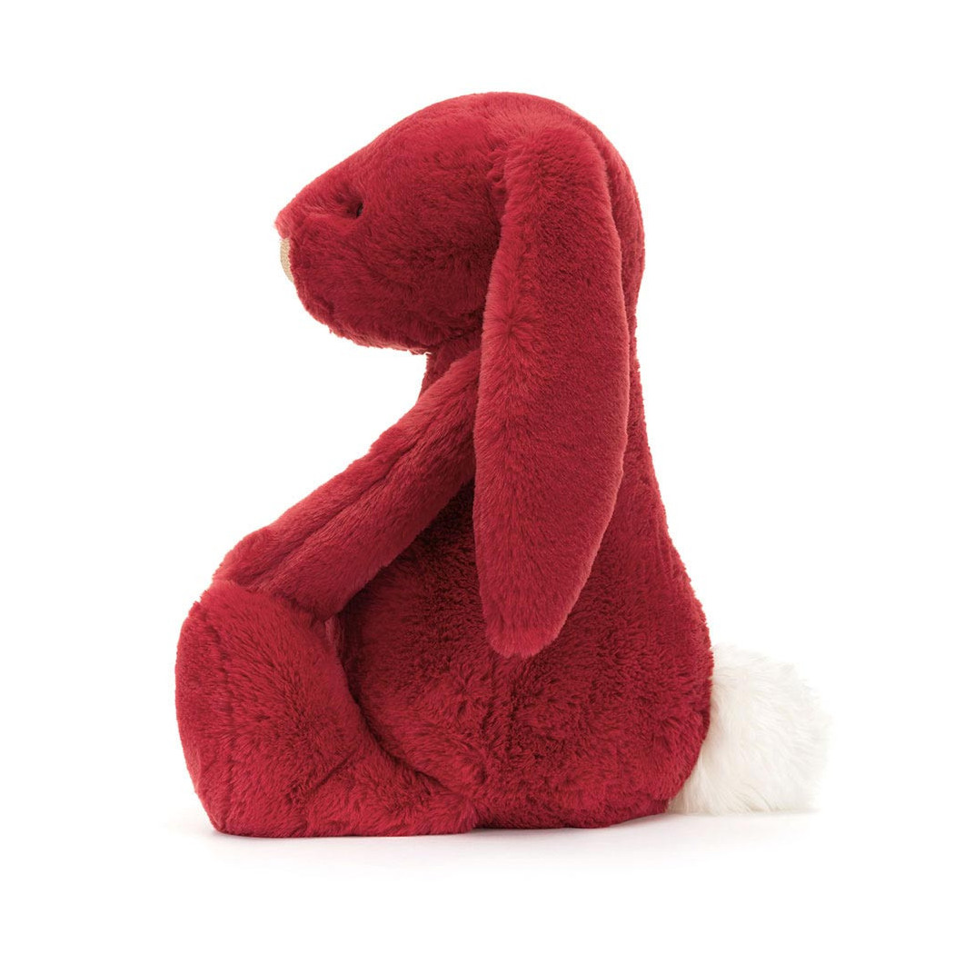 Scarlett - Lux Ogromny Żurawinowy Królik - 51 cm - Bordowy Króliczek Maskotka Przytulanka - JellyCat