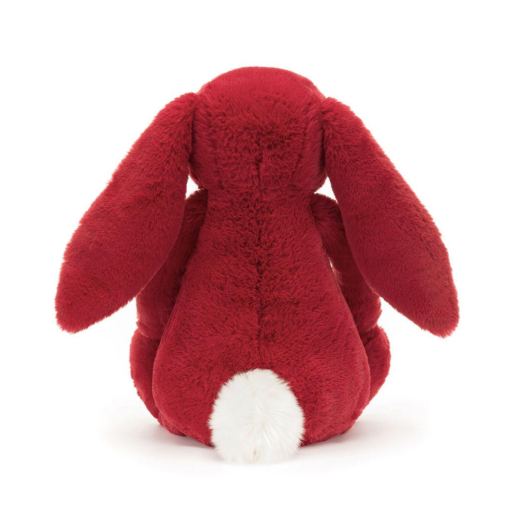 Scarlett - Lux Ogromny Żurawinowy Królik - 51 cm - Bordowy Króliczek Maskotka Przytulanka - JellyCat