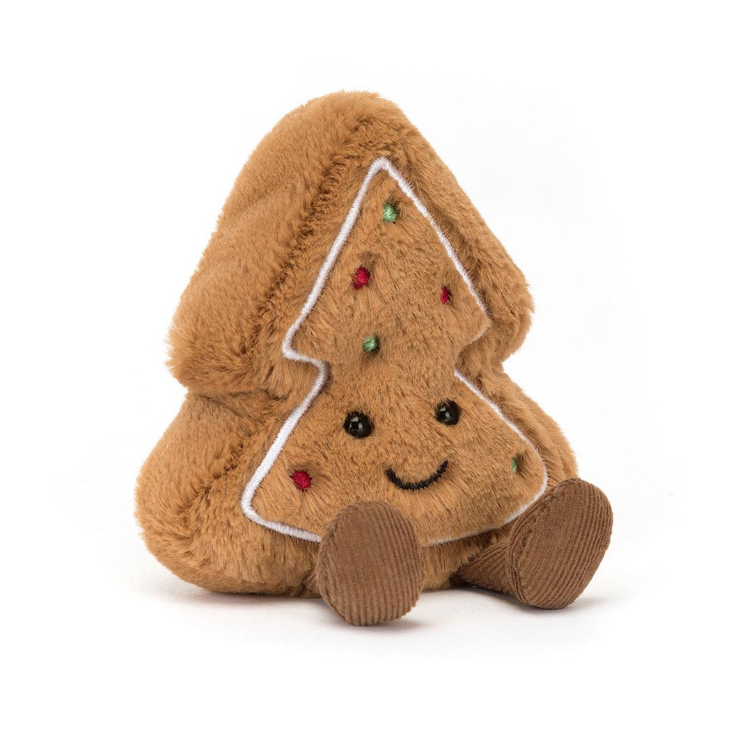 Choinka  z Lukrem Ciasteczko - 14 cm - Wesoła Piernikowa Choinka - Maskotka Przytulanka - Jellycat