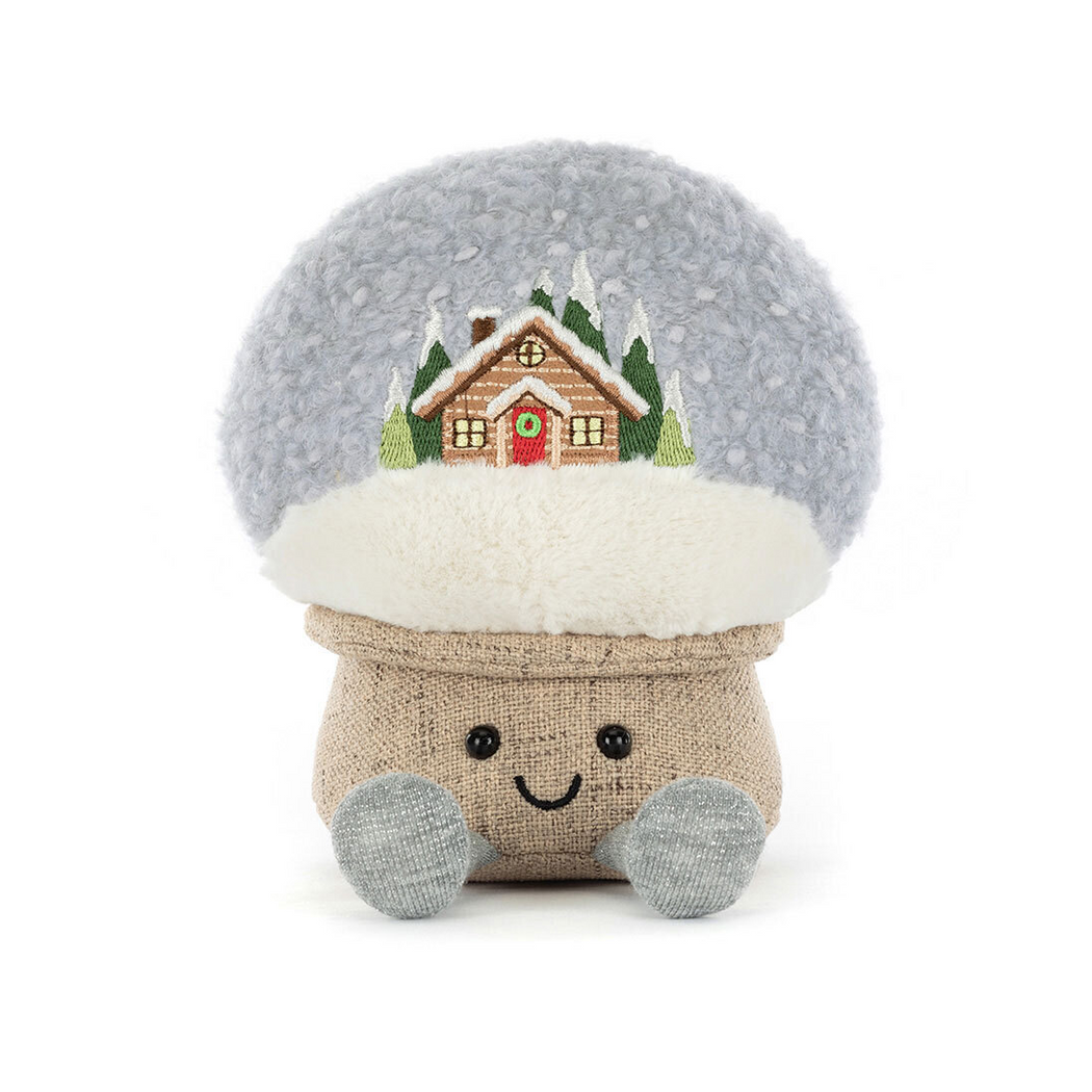 Szklana Kula Śnieżna - Kula z Padającym Śniegiem - 20 cm - Maskotka Przytulanka - Jellycat