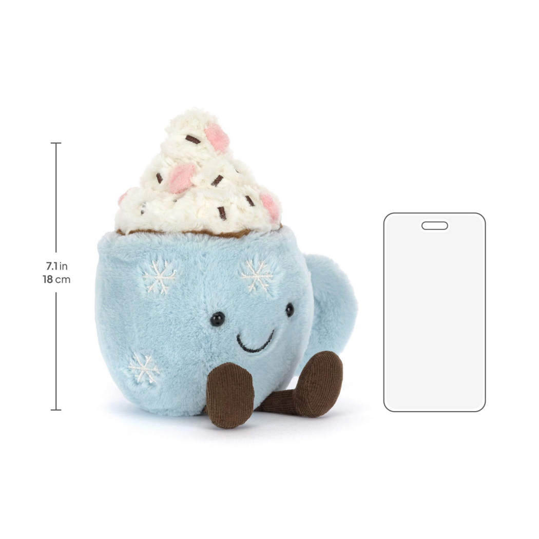 Kubek Gorącej Czekolady z Piankami 21 cm - Maskotka Przytulanka - JellyCat