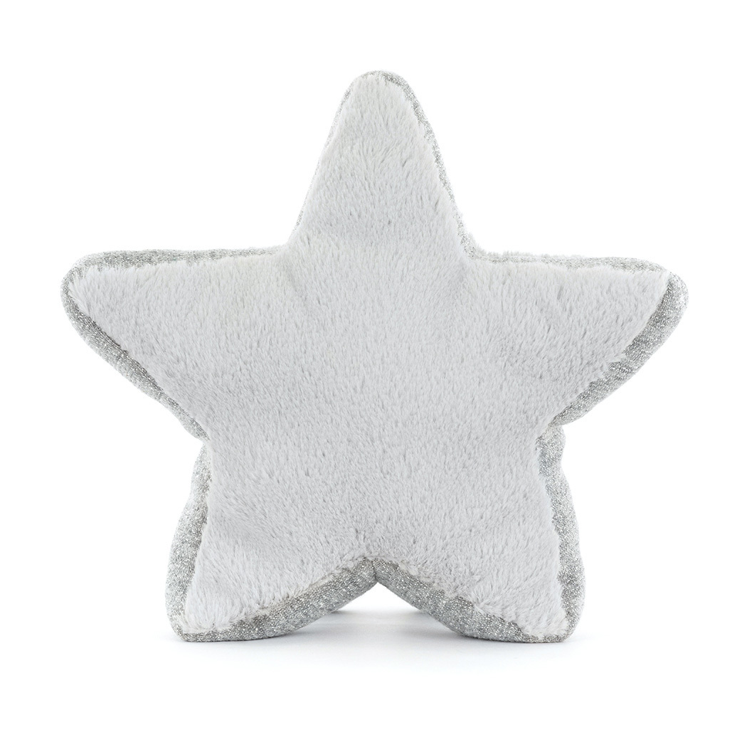 Wesoła Srebrna Gwiazdka - 17 cm - Maskotka Przytulanka - Jellycat