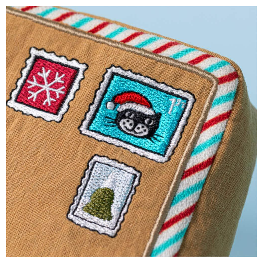 List do Świętego Mikołaja z Kieszenią na Przesyłkę - 23 cm - Pomocnik Świętego Mikołaja - Maskotka Przytulanka - JellyCat