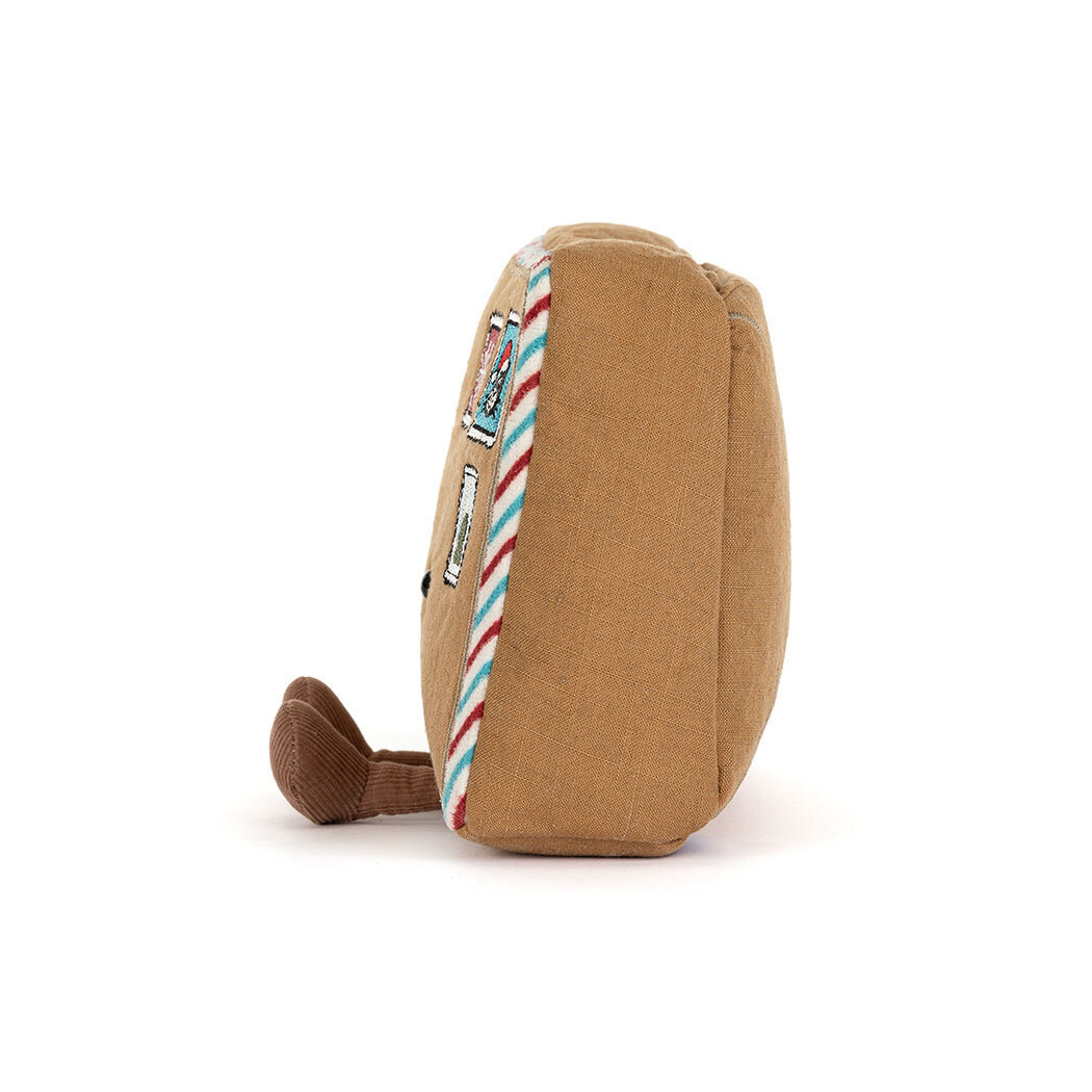 List do Świętego Mikołaja z Kieszenią na Przesyłkę - 23 cm - Pomocnik Świętego Mikołaja - Maskotka Przytulanka - JellyCat