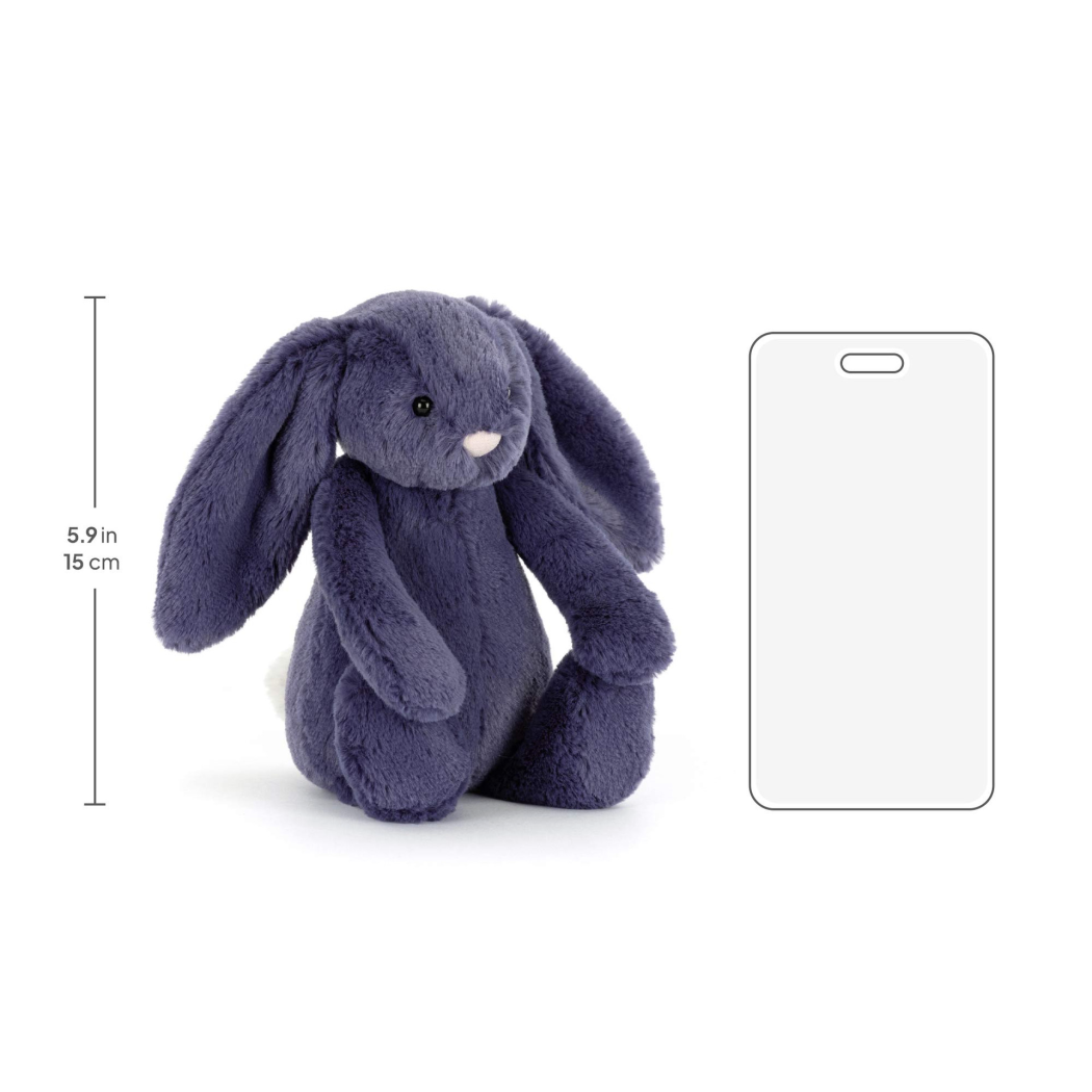 Szafirowy Królik 18 cm - Niebieski Króliczek Maskotka Przytulanka - JellyCat