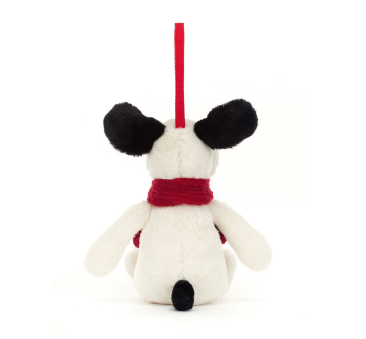 Łaciaty Piesek Szczeniaczek - Zawieszka 13 cm - Pluszowa Maskotka Bombka - JellyCat
