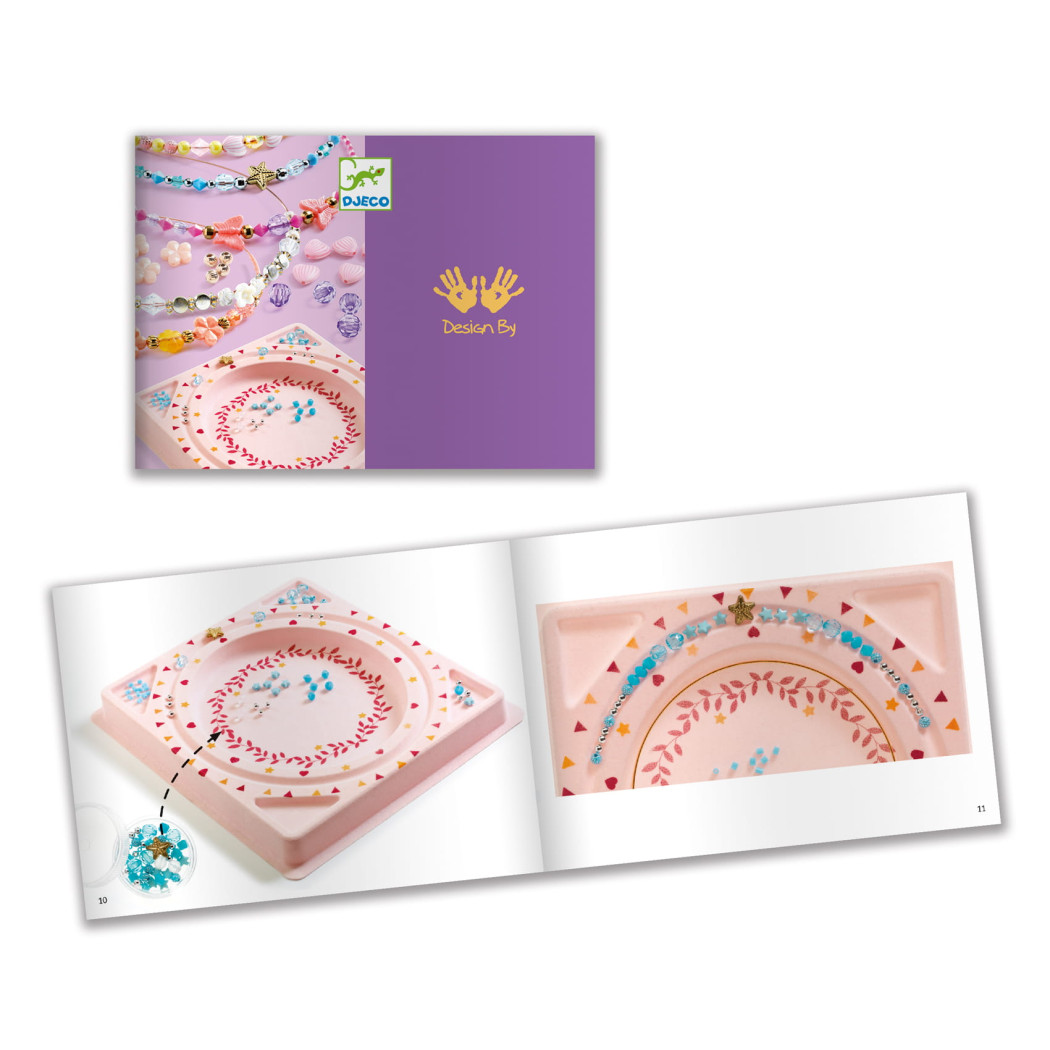 Tiary - Zestaw do Tworzenia Tiar i Diademów Księżniczek - Zrób To Sam DIY - Djeco