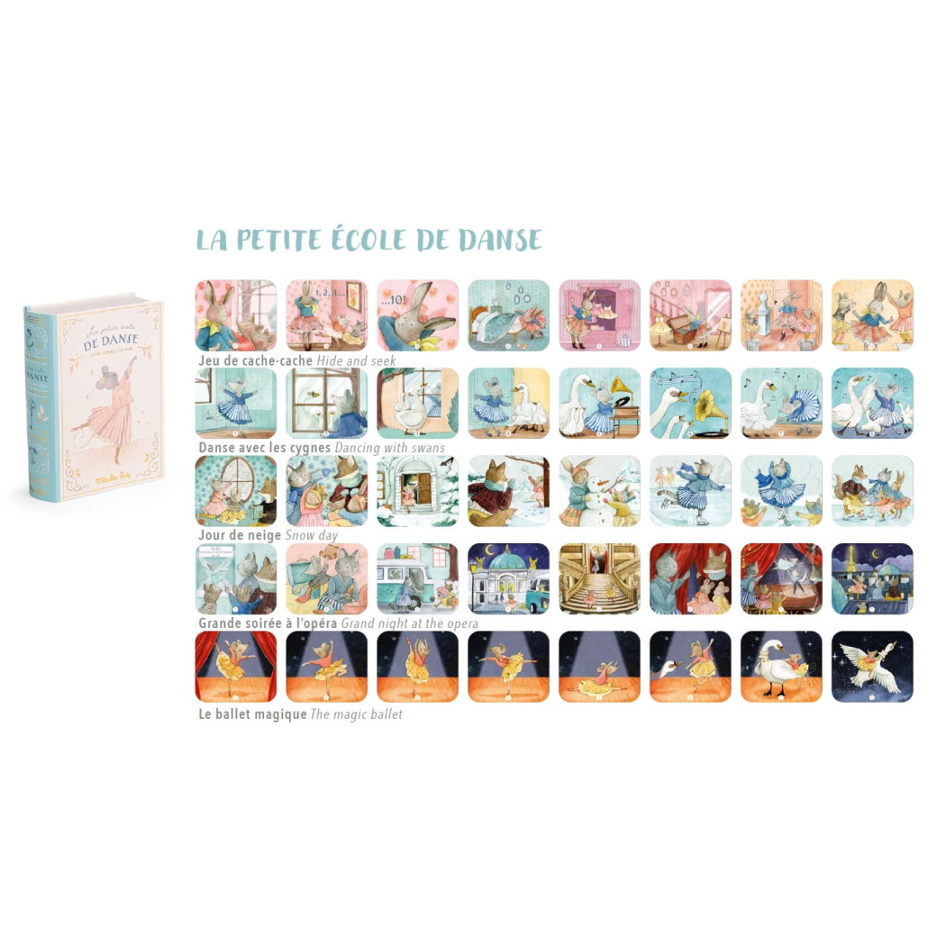 PROMOCJA Opowieści z Książki - Miniprojektor z Przeźroczami w Ozdobnym Pudełku - Moulin Roty