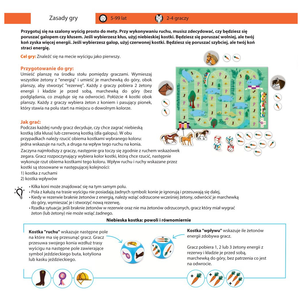 Caballo Cavaliada - Strategiczna Gra Planszowa dla Miłośników Koni - Djeco