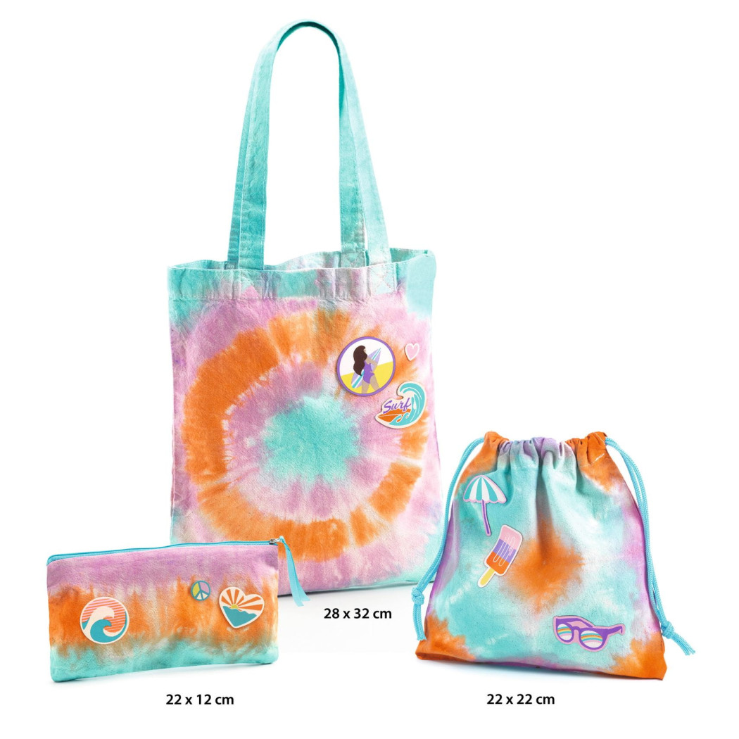 Farbowanie Metodą Tie-Dye - Zestaw z Barwnikami - Zrób To Sam DIY - Djeco