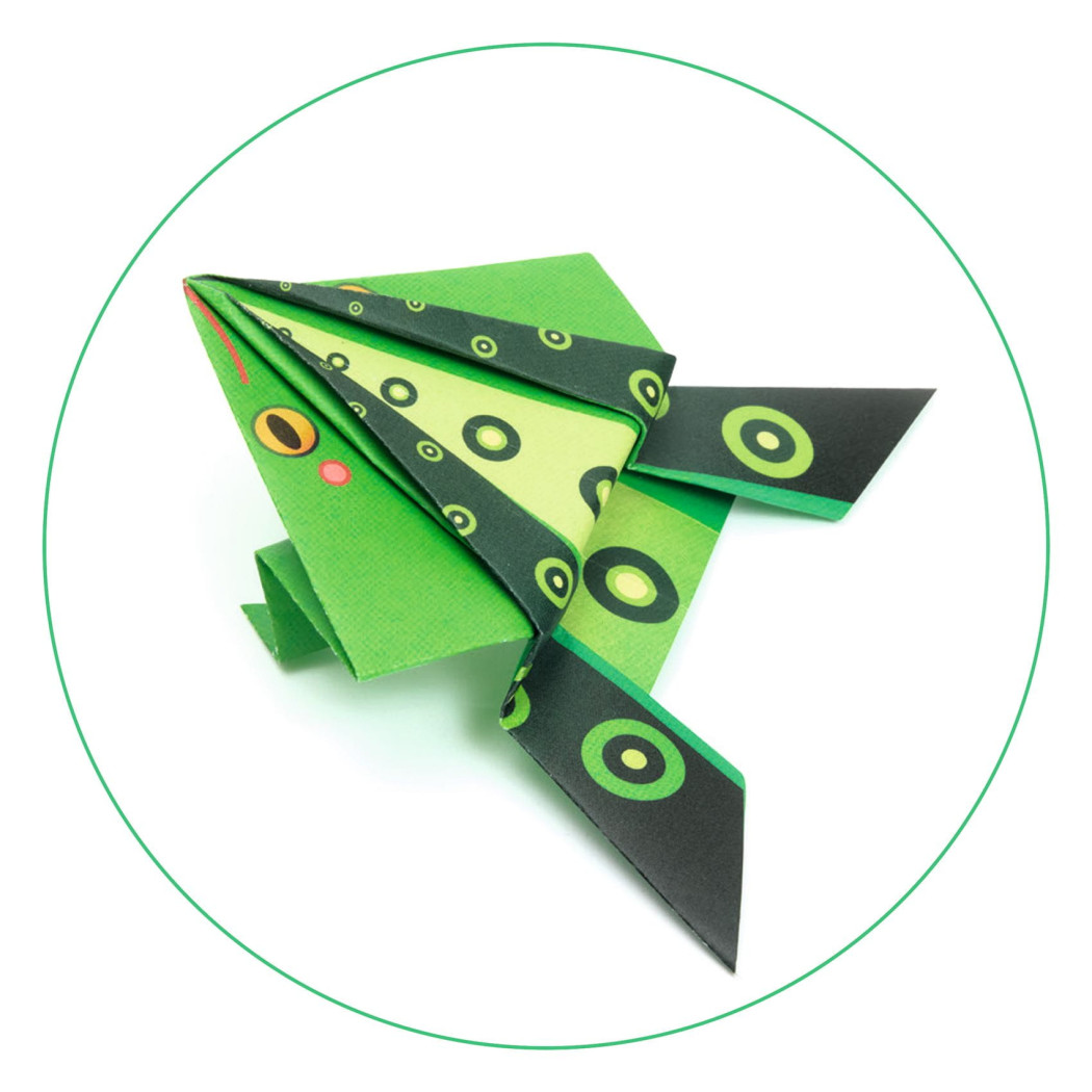 Skaczące Zwierzątka - Zestaw do Układania Origami z Instrukcją - Zrób to Sam DIY - Djeco