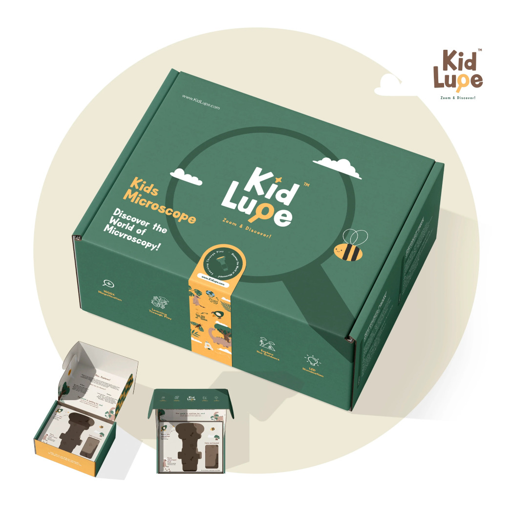Brązowy Mikroskop Dziecięcy - Zabawka Edukacyjna - KidLupe