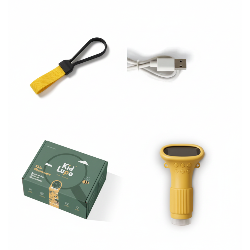 Brązowy Mikroskop Dziecięcy - Zabawka Edukacyjna - KidLupe