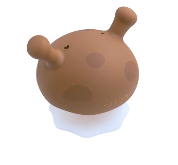 Mokka - Jasnobrązowy - Gryzak Uspokajający Grzybek z Funkcją Smoczka - Mombella Mushroom