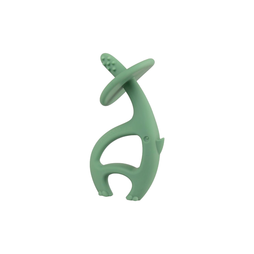 Eukaliptusowy Tańczący Słonik - Gryzak Silikonowy - Mombella