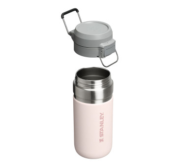 Rose Quartz 0.47L Quick-Flip - Termiczna Stalowa Butelka na Wodę - Termos - Stanley