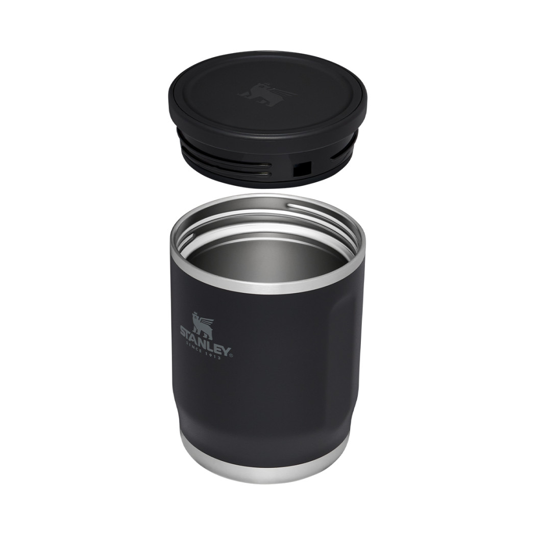 To-Go 0.53L Black Czarny - Termos Obiadowy z Szerokim Otworem - Linia Adventure - Stanley