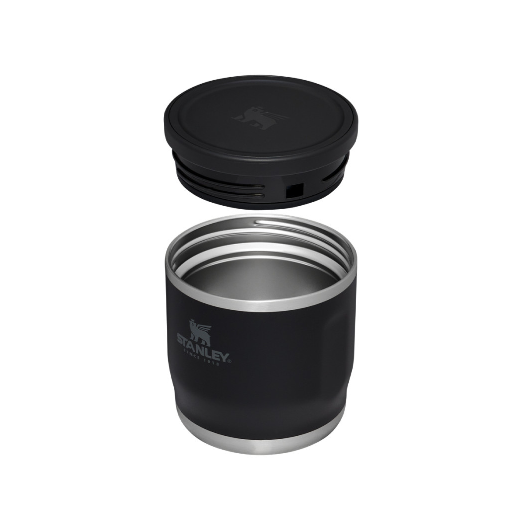 To-Go 0.35L Black Czarny - Termos Obiadowy z Szerokim Otworem - Linia Adventure - Stanley