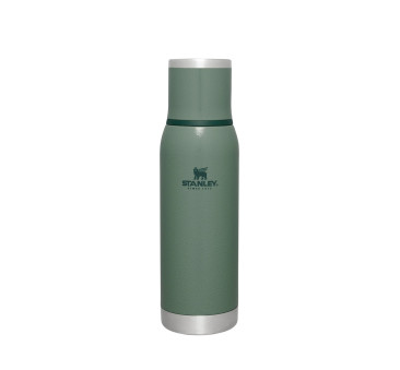 To-Go 0.75L Hammertone Green - Termos na Napoje - Linia Adventure - Butelka Termiczna z Zakrętką-Kubkiem - Stanley