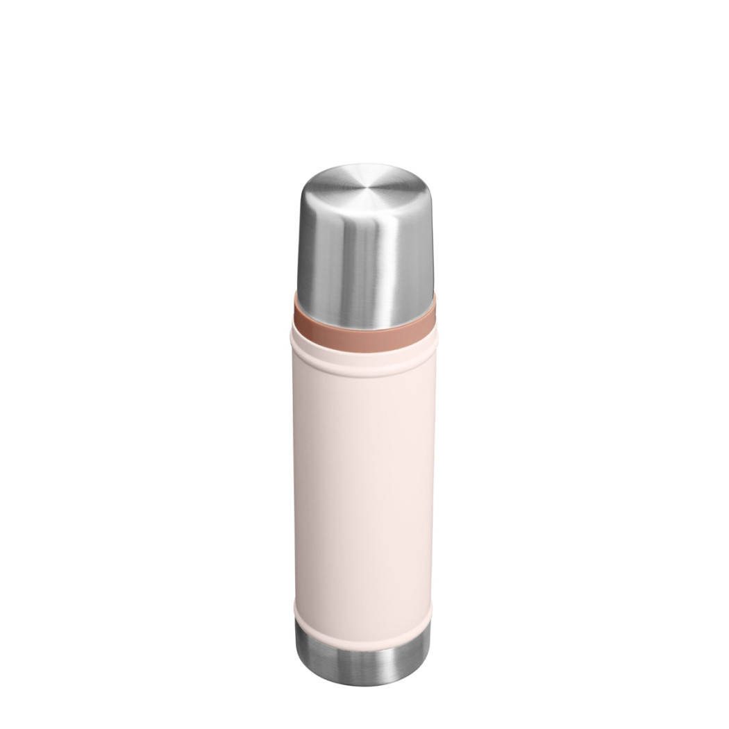 Rose Quartz 0.59L - Termos na Napoje - Legendary Classic - Butelka Termiczna z Zakrętką-Kubkiem - Stanley