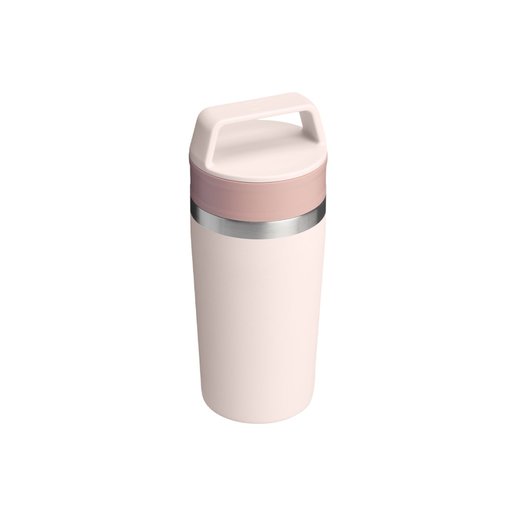 Rose Quartz 0.35L - Café-To-Go - Mały Podróżny Kubek Termiczny z Uchwytem - Stanley