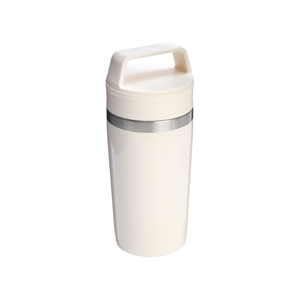 Cream Gloss 0.35L - Café-To-Go - Mały Podróżny Kubek Termiczny z Uchwytem - Stanley