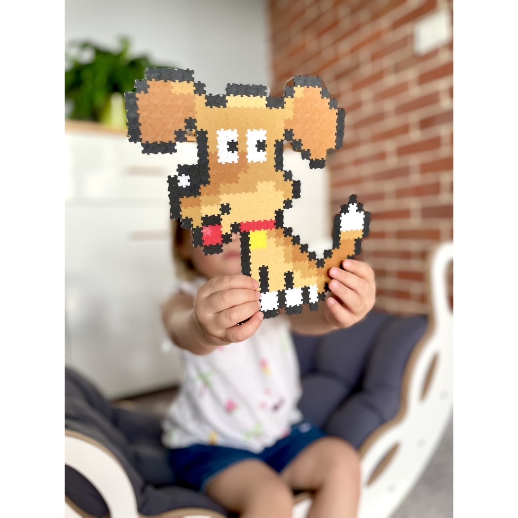 Zwierzęta Domowe - Puzzelki Jixelz - Mini Puzzle Piksele 700 elementów - Fat Brain Toys