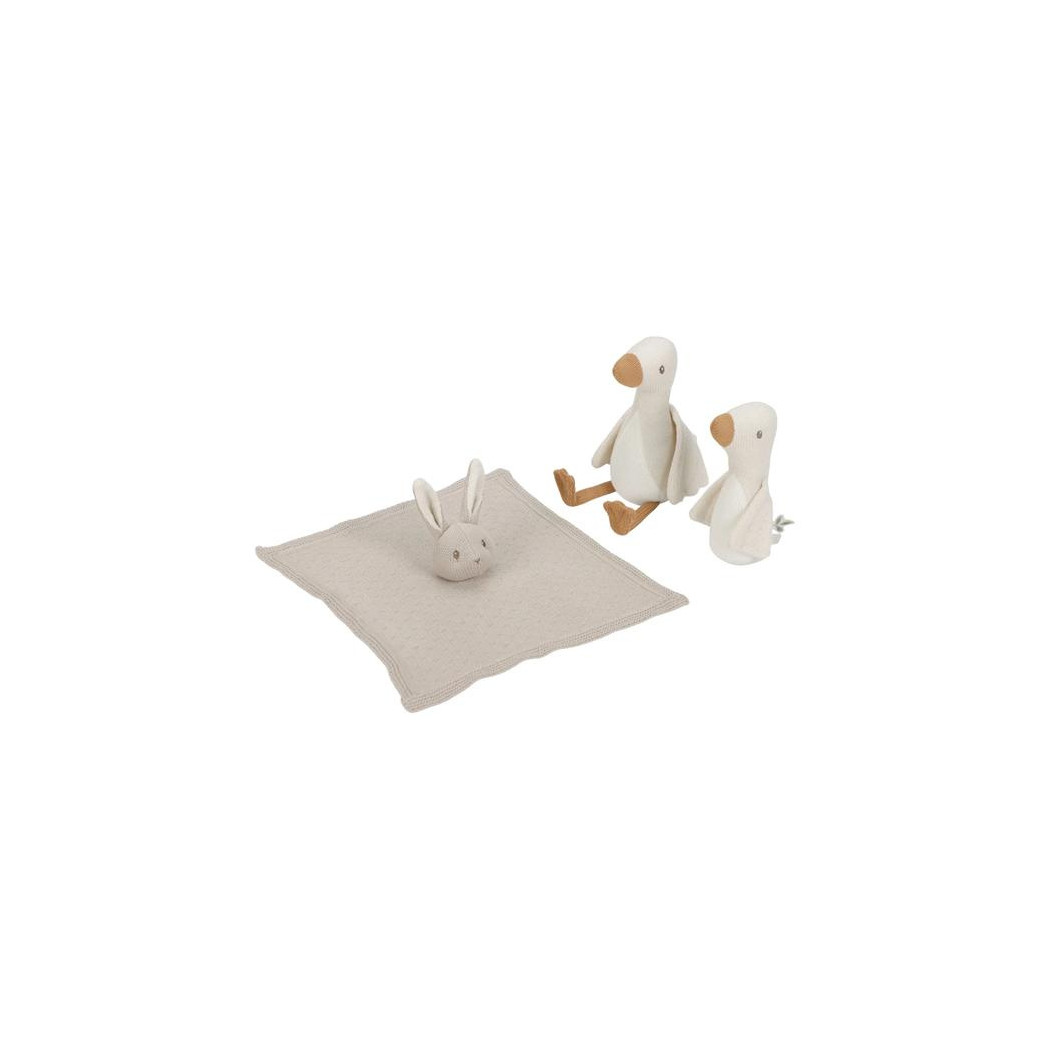 Newborn Naturals - Zestaw Prezentowy Dzianinowy dla Noworodka - Little Dutch