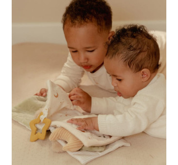 Newborn Naturals - Duża Książeczka Aktywizująca Sensoryczna -  Little Dutch