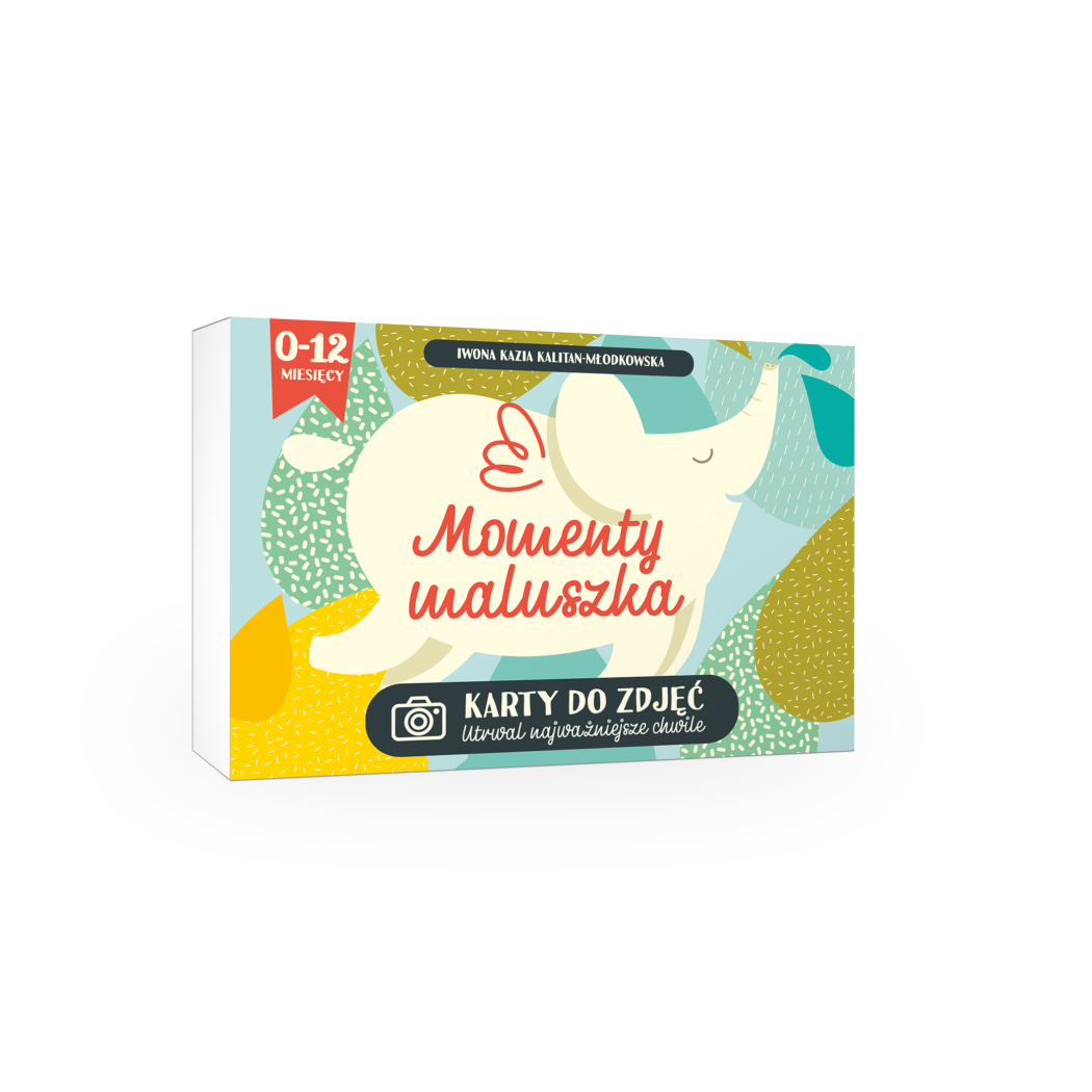 Momenty Maluszka - 30 Wspomnień - Karty do Zdjęć na Pamiątkę Pierwszego Roku Życia - Tata Robi Książki