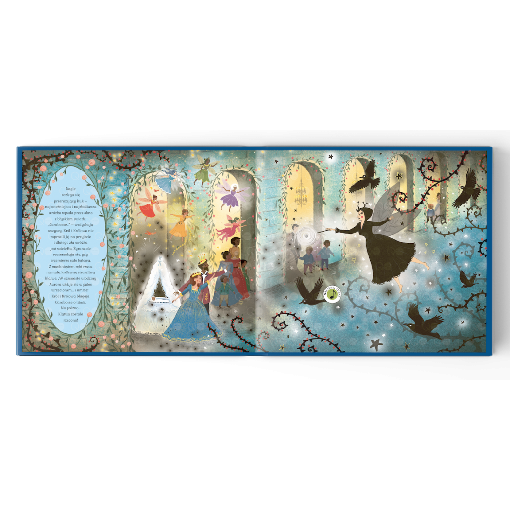 Śpiąca Królewna - Muzyczne Opowieści Piotr Czajkowski - Książka z Pozytywką - Wydawnictwo Api Papi