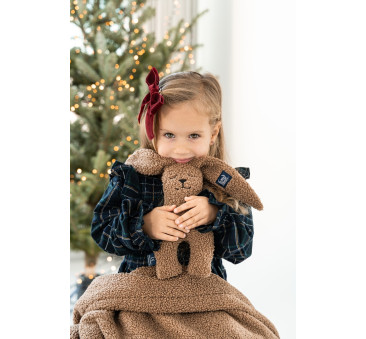 Zabawka Królik - Teddy Bear Latte - Pierwsza Maskotka Króliczek - Brązowa - La Millou