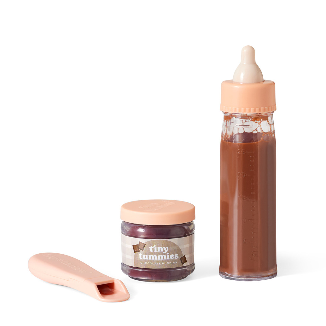 Magiczna Butelka z Mlekiem Czekoladowym i Słoiczek z Deserkiem - Chocolate Box - Tiny Harlow