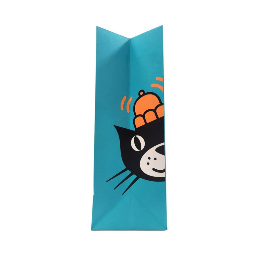 Niebieska Mała Torba Papierowa z logo Jellycat - JellyCat