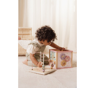 Fairy Garden - Drewniana Kostka Edukacyjna Aktywizująca Manipulacyjna - Little Dutch