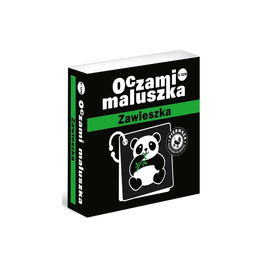 Zawieszka - Oczami Maluszka - Książeczka Kontrastowa z Zawieszką do Wózka i Fotelika - Sierra Madre