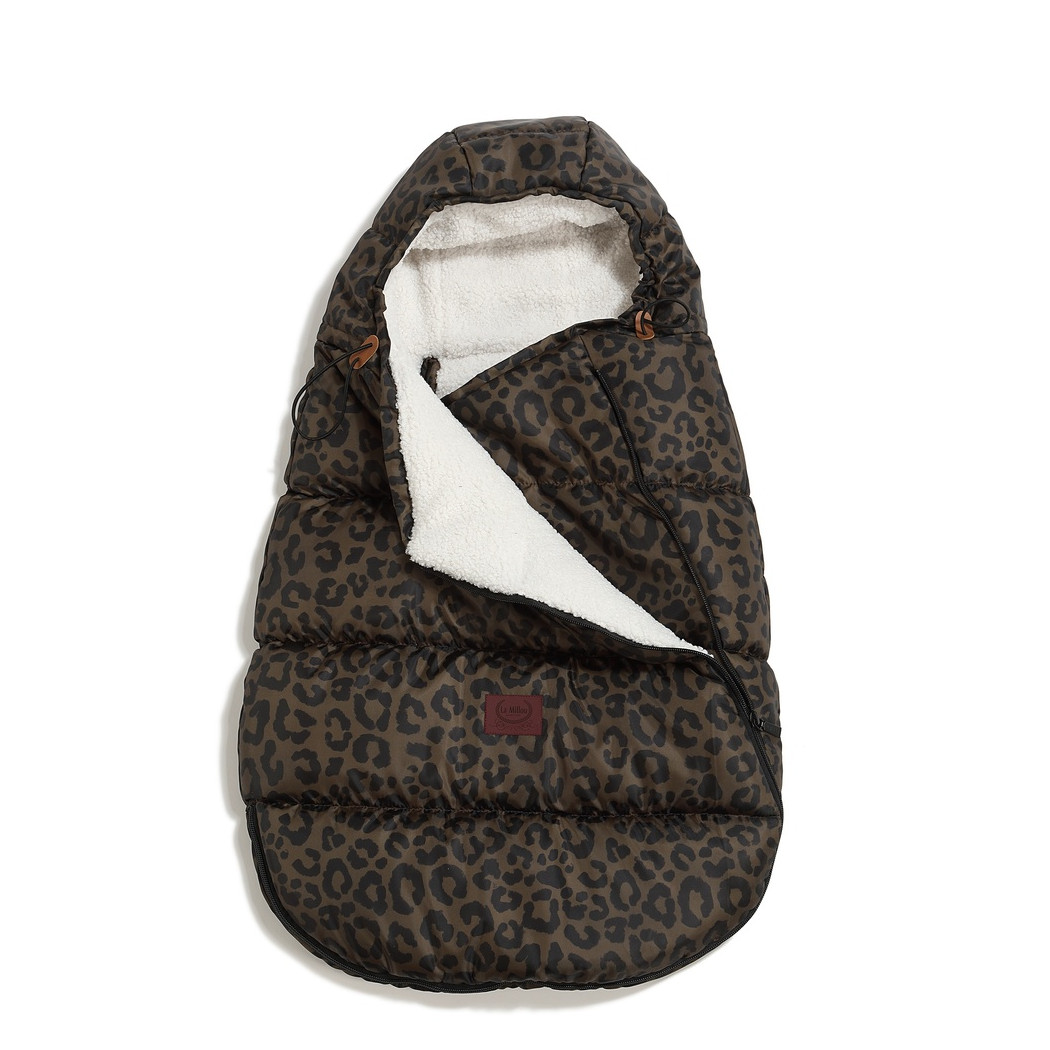 Baby Multi Leopard Choco - Śpiworek do Wózka - by Magdalena Lamparska - Aspen Winterproof - La Millou